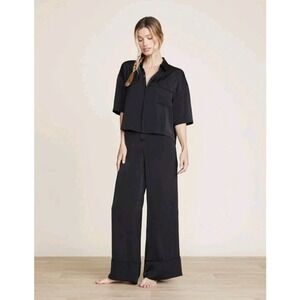 Barefoot Dreams Black Wide Leg Pants